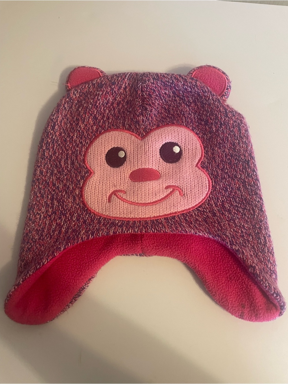healthtex Pink Fleece Toddler Hat